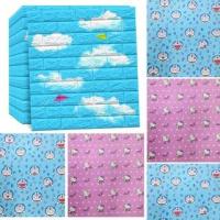 ราคา วอลเปเปอร์ติดผนัง 3D ลายโดเรมอน ลายแมว วอลเปเปอร์สติ๊กเกอร์ติดผนัง ตกแต่งบ้านคุณภาพสูง wallpaper แผ่นติดผนังห้อง สติ๊กเกอร์ติดผนัง (22901239060)