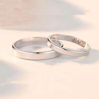 ราคา 999 แหวนเงินแท้ผู้ชายผู้หญิงคู่คู่ธรรมดาวงกลมหางแหวนเครื่องประดับของขวัญ (26868707052)