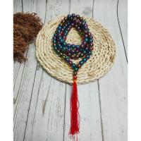 ราคา ประคำ 108 เม็ด ขนาด 12 มิล เป็นเนื้อแร่ดูดเหล็กไหล สีรุ้ง (6614861341)