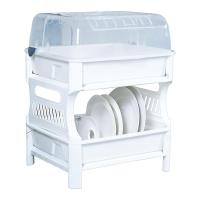 ราคา Chaixing Home ที่คว่ำจานพลาสติกพร้อมฝาครอบ 2 ชั้น KASSA HOME รุ่น PNC-3838/PL ขนาด 49 x 43.4 x 62.5 ซม. (12417097369)