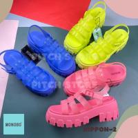 ราคา Monobo รองเท้ารัดข้อผู้หญิงส้นสูง 2 นิ้ว รุ่น NIPPON 2 (5-8) (20692627673)