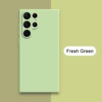 ราคา SAMSUNG Samsungs23 S23FE S23Plus S23Ultra GalaxyS23 S23 + S23P S23Uสแควร์ซิลิโคนเหลวSoft TPUเคสโทรศัพท์สําหรับSamsung S23 FE Plus Ultra Anti-Fingerprintsโทรศัพท์Protector (24240391031)