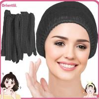 ราคา ORIENTTK 100 ชิ้นผม, 21in เอ็นคู่ผ้าไม่ทอผมสําหรับวิกผม, เวิร์คช็อปผมโครเชต์ตาข่ายสีดําแบบใช้แล้วทิ้ง (43027068703)