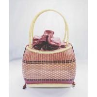 ราคา รหัสสินค้า KP046 กระเป๋าสานไม้ไผ่หูหวาย (2797093048)