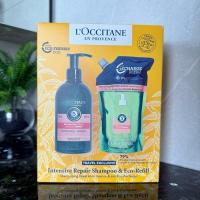 ราคา เซ็ตแชมพู L'OCCITANE Intensive Repair Shampoo ขวดหัวปั๊ม 500 ml. + ถุงเติม 500 ml. (24693511253)