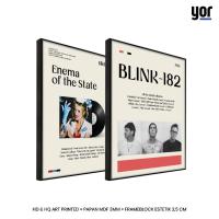 ราคา โปสเตอร์ Yordecor Blink 182 Minimalist Aesthetic Frameblock - Walldecor Aesthetic (50351302632)