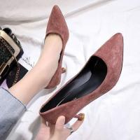 ราคา ▦NEWรองเท้าส้นสูงผู้หญิงไซส์ใหญ่ 33-43 ส้นกริชรองเท้าส้นสูงแฟชั่นเกาหลีมี 3 สีรองเท้าส้นสูงสีดำ 7cm (2986690757)