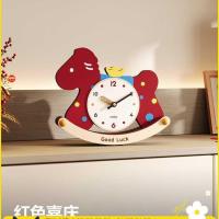 ราคา Creative Pony นาฬิกาตั้งโต๊ะเครื่องประดับตารางลูกตุ้มเดสก์ท็อปห้องนั่งเล่นตกแต่งทางเข้านาฬิกาตําแหน่งนาฬิกาตั้งโต๊ะ (54252083055)