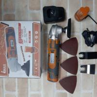 ราคา เครื่องตัด ขัด เซาะ ใช้แบตเตอรี่ จ้วงตัดเซาะปูนยาแนว ตัดกระเบื้อ พร้อมใบ ตัด ขัด เซาะ และแบต 12 โวลท์ 2 ก้อน (25583904684)