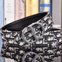 ราคา Dior CD Mens 3.8 Wide Belt Ins Youth Belt Smooth All-match Letter Belt Belt (28562096243)
