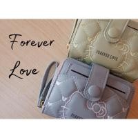 ราคา กระเป๋าสตางค์ผู้หญิงพกพาง่าย Forever Young Forever love น่ารัก สีพาสเทล เขียว ฟ้า (21139176987)