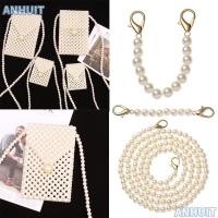 ราคา ANHUIT Pearl Strap กระเป๋าสะพายแฟชั่นสายรัดอุปกรณ์เสริมโซ่ลูกปัดยาว (46252025962)