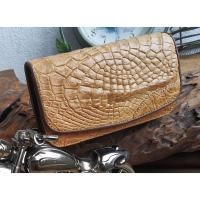 ราคา กระเป๋าใส่โทรศัพท์มือถือ หนังจระเข้แท้ ซองใส่โทรศัพท์ สีแทน กระเป๋าใส่โทรฯ เป็นหนังจระเข้แท้ ซองโทรศัพท์ 940 (19750195883)