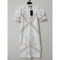 ราคา เดรสยาว งานป้าย Ariya มือ 1 size L ป้ายห้อย อก 36 ยาว 48 นิ้ว งานปัก อลังการมากปักทั้งชุด (10006063946)