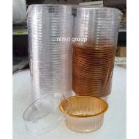 ราคา ถ้วยพลาสติกทองใส่ขนม ฝาสูง 50 ใบ ใส่วุ้น,มูส,ชีสพาย no.1019 (2948889225)