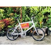 ราคา จักรยานมินิทัวส์ริ่ง weekend bike แท้ เฟรมอะลู คานตรง สีขาวสวยๆ เบาะดำ ไซส์ 46 cm สภาพรถสวย(M) (19641497516)