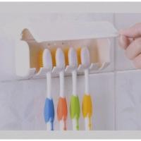 ราคา ที่แขวนแปรงสีฟัน ที่ใส่แปรงสีฟัน ยาสีฟันในห้องน้ำ ที่แขวนแปรงสีฟัน แบบ 6 ช่อง (19213970109)