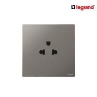 ราคา Legrand เต้ารับเดี่ยว 3 ขา มีกราวด์ สีเทาดำ | Mallia Senses | Dark Silver | 281103DS | BTiSmart (22007199522)