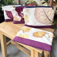 ราคา กระเป๋าผ้าพิมพ์ลายใบไม้ กระเป๋ารักษ์โลก ลายไม่ซ้ำใคร พิมพ์ผ้าด้วยใบไม้น่ารัก (21608547685)