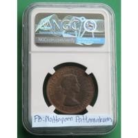 ราคา ตลับเกรด NGC MS63 BN 1963 One Penny Coin - Queen Elizabeth II (19360599150)