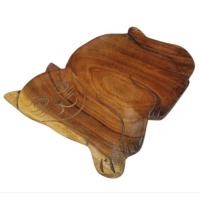 ราคา ถาดเสริฟไม้แกะสลักรูปแมว ใส่ผลไม้ ใส่ของ ใช้เอนกประสงค์ Size M กว้าง 8 * ยาว 10 นิ้ว แกะสลักสวยงาม สีไม้คลาสสิค แฮนด์เมด (22239792573)