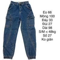 ราคา ผ่านกางเกงยีนส์ขายาวมีกระเป๋ากล่องกางเกงยีนส์สปอร์ตขายาวเนื้อลิควิดกางเกงยีนส์ผู้หญิง2มือ (29717209036)