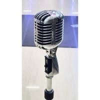 ราคา ไมโครโฟนโบราณ (ไมค์โบราณสีเงิน) พร้อมสาย 5เมตร: เป็นไมค์สายคุณภาพดี (23447474341)
