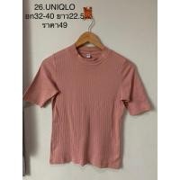 ราคา เสื้อยืดมือสองUniqlo (23845899230)