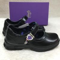 ราคา ปักชื่อได้ รองเท้านักเรียนหญิงสีดำแคทช่า Catcha รองเท้านักเรียนหนังดำ รุ่นใหม่ (4123626837)