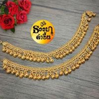ราคา ✴️กำไลข้อเท้า✴️โลหะชุบสีทอง งานแฮนด์เมดของอินเดีย แบบกระดิ่งกรุ๊งกริ๊ง ***ราคาต่อ 1 เส้น*** (2453950230)