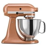 ราคา Artisan เครื่องผสมอาหาร KitchenAid 4.7L 110V Copper Pearl+ หม้อแปลงไฟ Copper Pearl (19859309006)