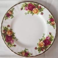 ราคา สวยมาก!!! จานขนม Royal Albert Old Country Roses (8002277592)