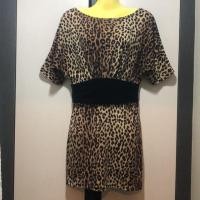 ราคา เดรสลายเสือ เอวเป็นผ้กำมะหยี่ สวย เซ็กซี่ (4416123868)