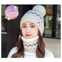 ราคา ❤️❤️❤️ New พร้อมส่ง!!!❤️❤️❤️หมวกกันหนาวไหมพรมลาย พร้อมปลอกคอกันหนาว รุ่นใหม่ล่าสุด ** ร้านมีร่วมส่งด่วน** (50250934815)