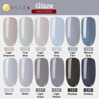 ราคา เซ็ต ยาทาเล็บ เจล 12 ขวด Gel Nail Polish Set HAAR x Mottled Glaze Tone โทน เกลซ น้ำตาลเคลือบ สี ฟ้า เทา จัดจำหน่ายโดย... (3622953900)