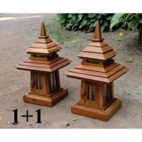 ราคา โคมไฟสนาม ไม้สักเก่า (5402755324)