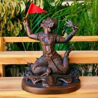 ราคา [sumpati]พญาหนุมานเชิญธง หลวงพ่อกวย วัดโฆธิดาราม สีเสมือนไม้ สูง20ซม. ผ่านเข้าพิธีมงคลแล้วหลายวาระ (22534499294)