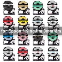 ราคา [พร้อมส่ง] เทปฉลาก 9 มม. สําหรับเครื่องพิมพ์ฉลาก EPSON LW K200 300 400 600P 700 900P 1000P SS9KW ST9KW 8 ม. (23229993232)
