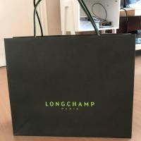 ราคา ถุงกระดาษแบรนด์เนม Longchamp แท้ ขนาดใหญ่ (6141045141)