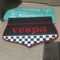 ราคา Vespa Kepet Air Mudflap Piaggio Logo Cheker Flag Vigano (44272676429)