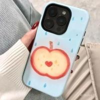 ราคา Raindrop Love Apple เหมาะสําหรับ iPhone 17 15Pro XR 11ProMax 7/8Plus 14Pro 16ProMax XSMAX 14ProMax 16Plus XS 12ProMax 17ProMax Matte Two-in-One Hard Shell RJ4T (56701139752)