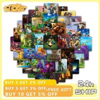 ราคา 59 ชิ้น Minecraft สติกเกอร์เกม LEGO DIY กระเป๋าเดินทางแล็ปท็อปสเก็ตบอร์ดสติกเกอร์กันน้ําของเล่นเด็ก (24595243856)