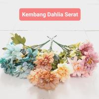 ราคา ดอกรักเร่ ดอกไม้ไฟเบอร์พลาสติกดอกไม้ตกแต่งวัสดุประดิษฐ์ (41169031894)