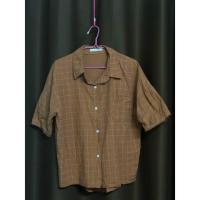 ราคา เสื้อเชิ้ตเกาหลี oversize แขนสั้น ใส่ครั้งเดียวสภาพดีราคาถูกมากกก (2012765061)