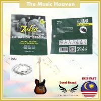 ราคา ชุดสายกีตาร์ไฟฟ้า (6 สาย) // Tali Gitar Elektrik // 0.009-0.042 [สายกีต้าร์ ZIKO] (22143531329)