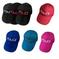 ราคา หมวกแก๊บสีหมวกเบสบอลปักPOLICE (40412444)