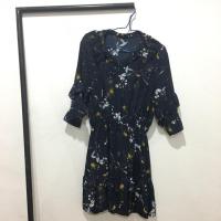 ราคา [มือสอง] เดรสสีกรมท่า คนอ้วน จั้มเอว (963007179)