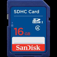 ราคา เมมโมรี่การ์ด SANDISK SD CARD C4 ความจุ 16GB (1527719721)