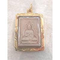 ราคา จี้พระผงของขวัญวัดปากน้ำ ภาษีเจริญ กรอบทอง 90 กันน้ำ (17004472882)