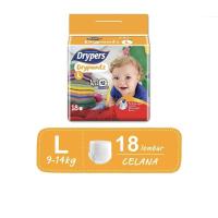 ราคา DRYPERS DRYPANTZ DIAPER PANTS - (L) 18 SURABAYA ดั้งเดิม (24678204861)